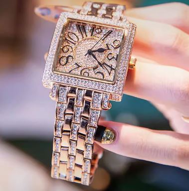 Gloriosa Diamond Studded Watch