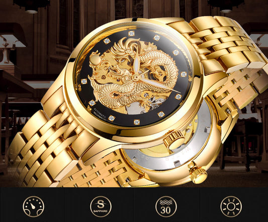 Golden Handcraft Watch